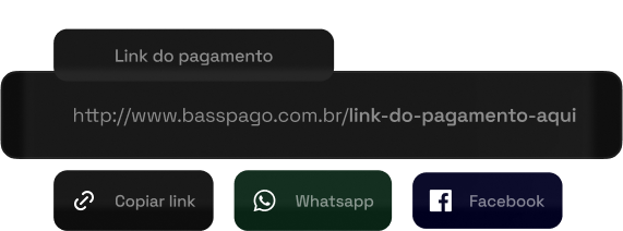 Link de pagamento e QR code
