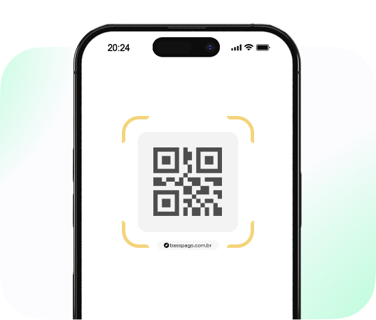 iPhone com aplicativo Basspago